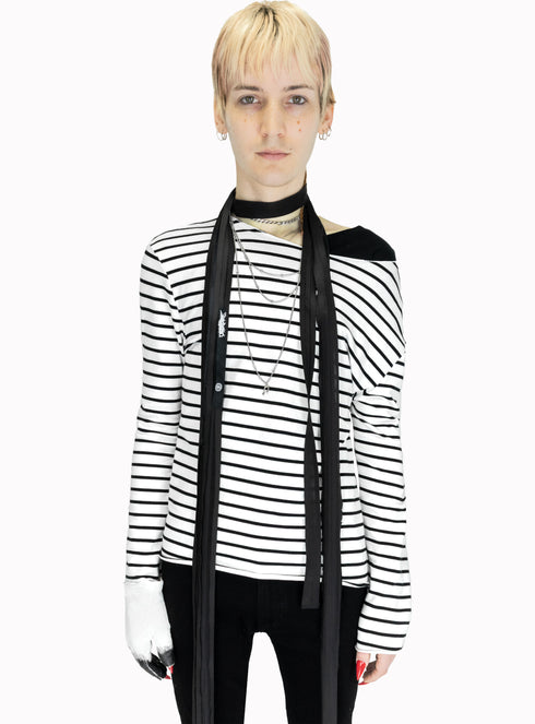 Jeanne Neck Scarf Black - M225006HYB