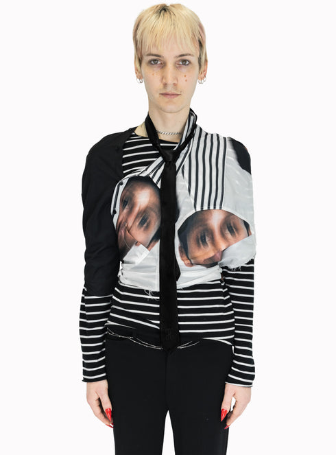 Porte-clés Queue de Renard Noir - M123006HYB