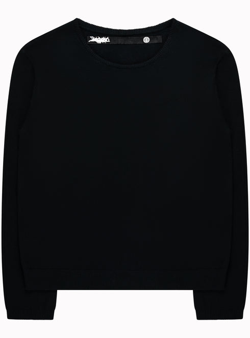 Feather Cashmere Sweater Black - M425610HYB