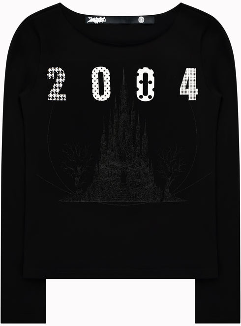 Castle Groupie LS Tee Black - M425811HYB