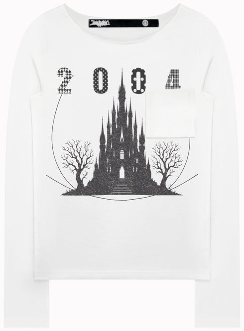 Castle Groupie LS Pocket Tee White - M425811HYB