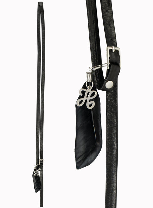 Porte-clés Queue de Renard Noir - M123006HYB