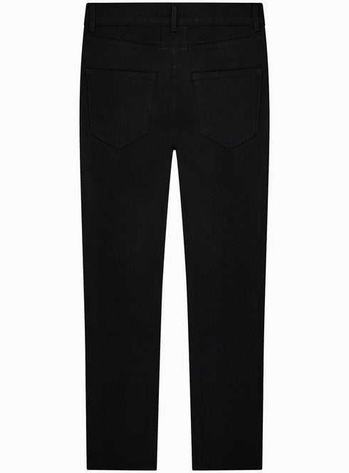 K02 Distressed Knee Skinny Denim Black - M126115HYB