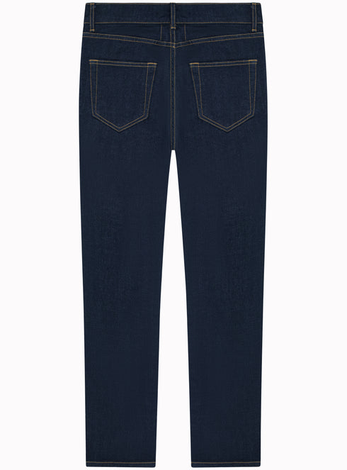 K02 Distressed Knee Skinny Denim Indigo - M126115HYB