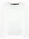 Groupie Double Layered Tank White- M425824HYB