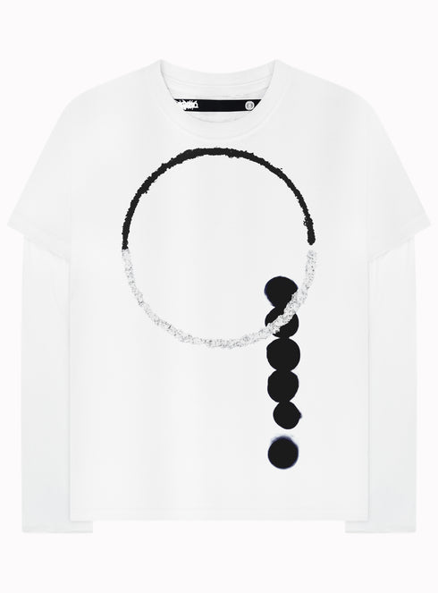 Ink Blot Groupie Layered Tee - M425812HYB