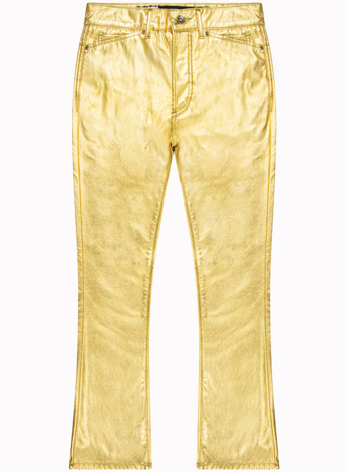 Lune Skinny Flare Leather Gold - M425120HYB