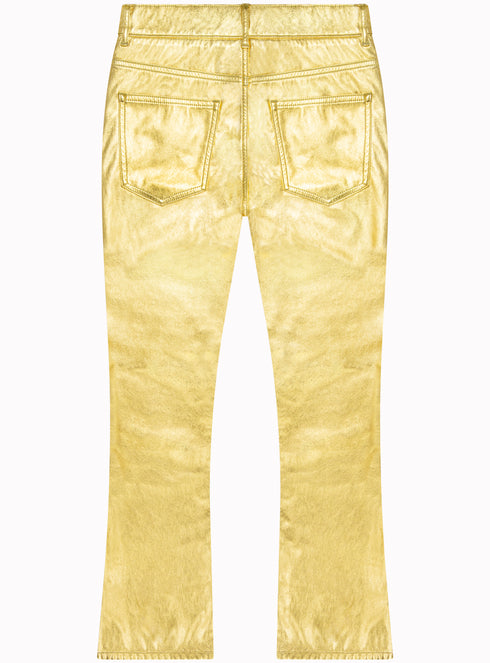 Lune Skinny Flare Leather Gold - M425120HYB