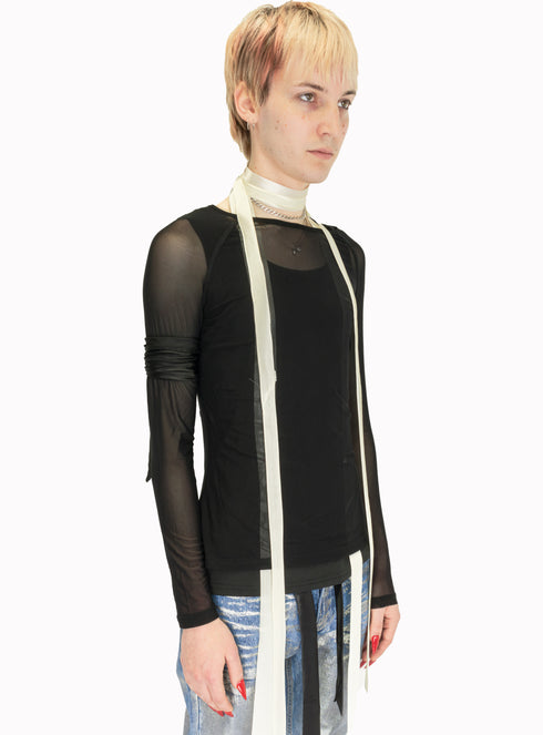 Jeanne Neck Scarf Ivory - M225006HYB