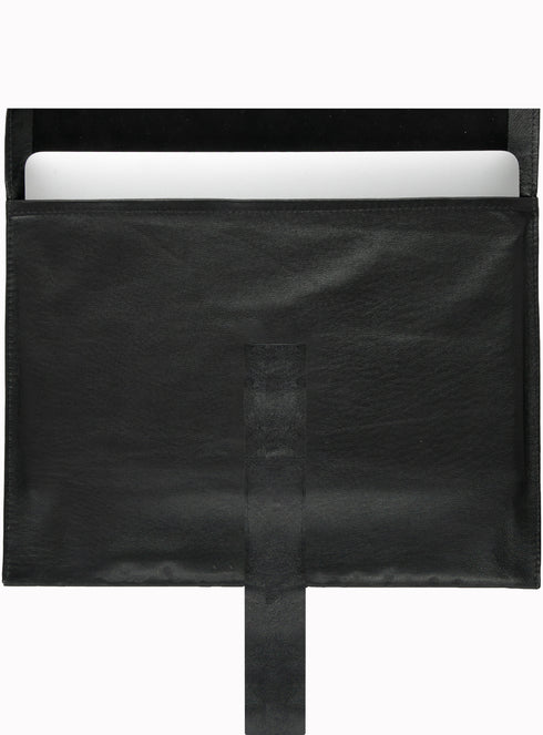 Leather Macbook Bag Black - M425002HYB