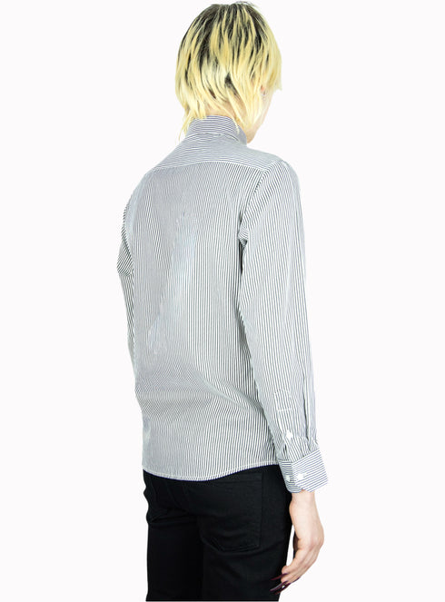 Globe Patch Shirt Pinstripe - M425601HYB