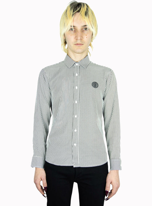 Globe Patch Shirt Pinstripe - M425601HYB