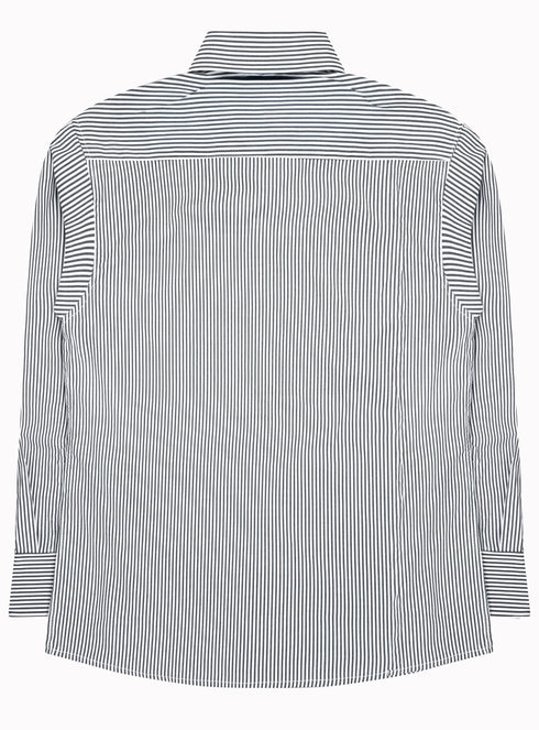Globe Patch Shirt Pinstripe - M425601HYB