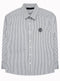 Globe Patch Shirt Pinstripe - M425601HYB