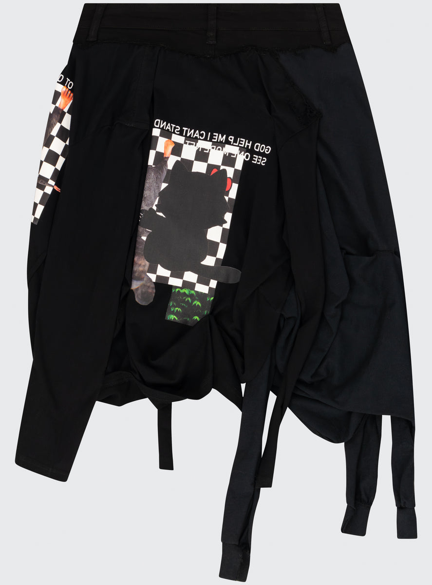 Rebuild Skirt Black - M224138HYB – HYBRID