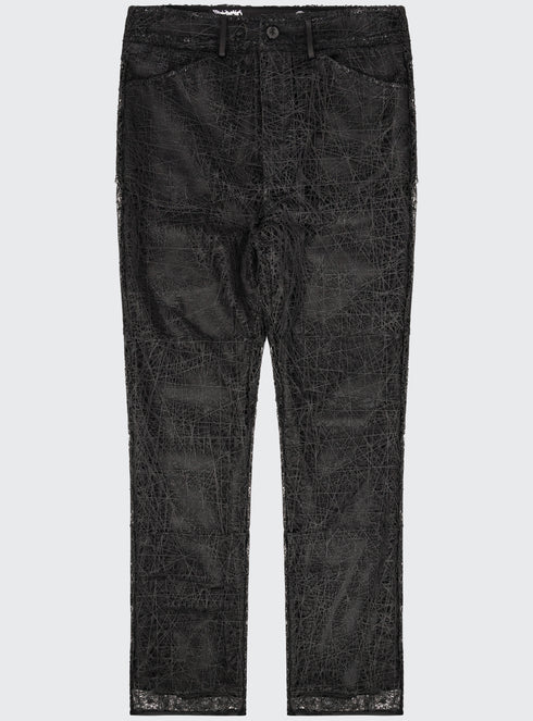 Webbed Mini Boot Flare Trousers - M424100HYB