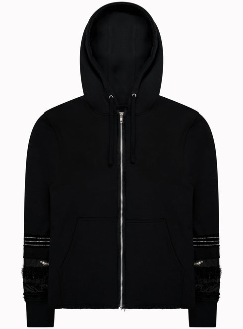 Soloist Zip Up Hoodie Black - M425849HYB