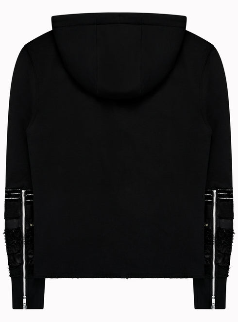 Soloist Zip Up Hoodie Black - M425849HYB