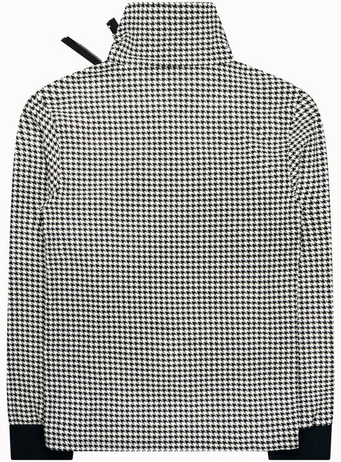 Torre Knit Zip Front Jacket Houndstooth - M425427HYB
