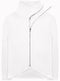 Torre Knit Zip Front Jacket White - M425427HYB