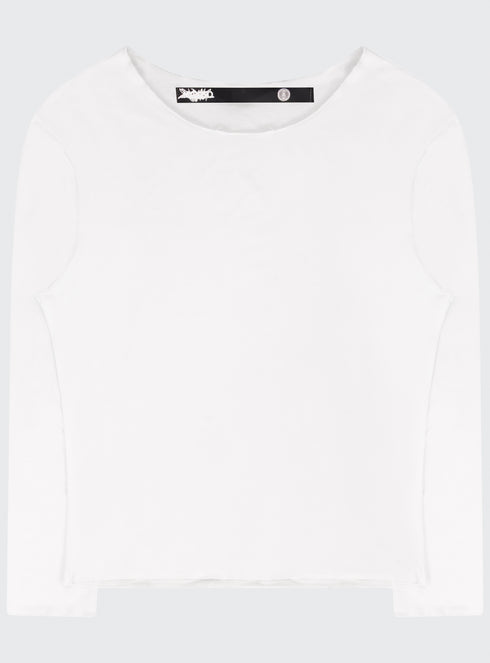 Feather LS Shirt Optic White - M120810HYB