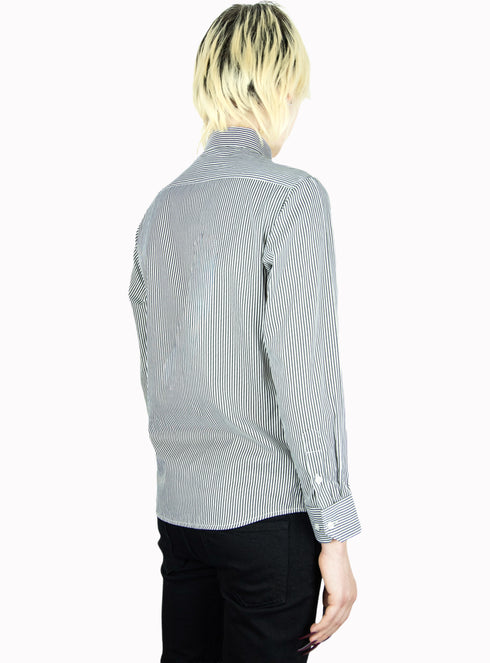 Globe Patch Shirt Pinstripe - M425601HYB