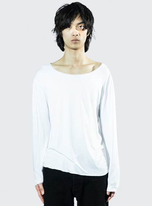 Feather LS Shirt Optic White - M120810HYB