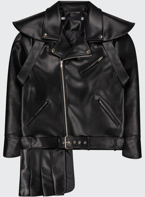 Veste de motard en cuir Skylite - M123425HYB