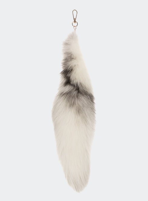 White Fox Tail Keychain - M123006HYB