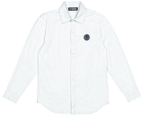 Chemise à patch globe - M320610HYB