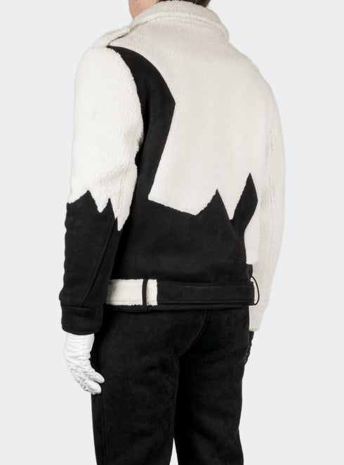 Chaos Sherpa Biker Veste Noir - M122430HYB